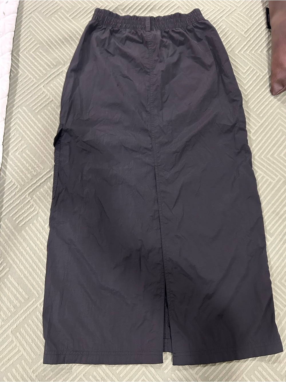 aerie Black Cargo Maxi Skirt - Picture 2 of 6